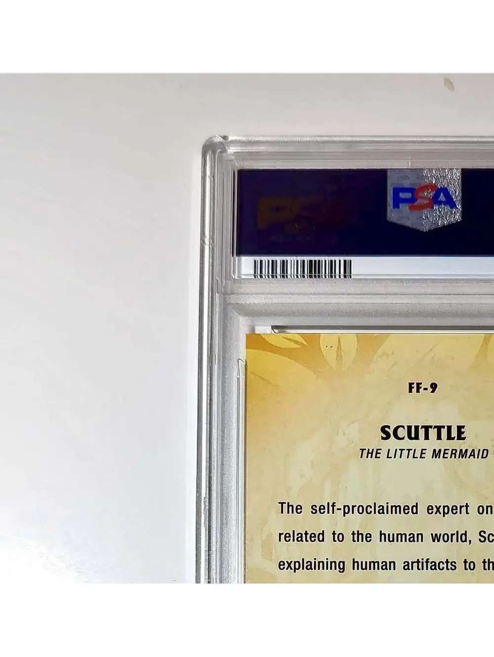Scuttle 2025 Topps Disney #FF-9 Furry Friends Card The Little Mermaid PSA 9 Mint